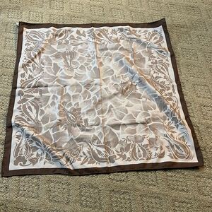 Vintage TREVIRA Scarf Made in Italy – 100% Polyester – approx-27"x26"